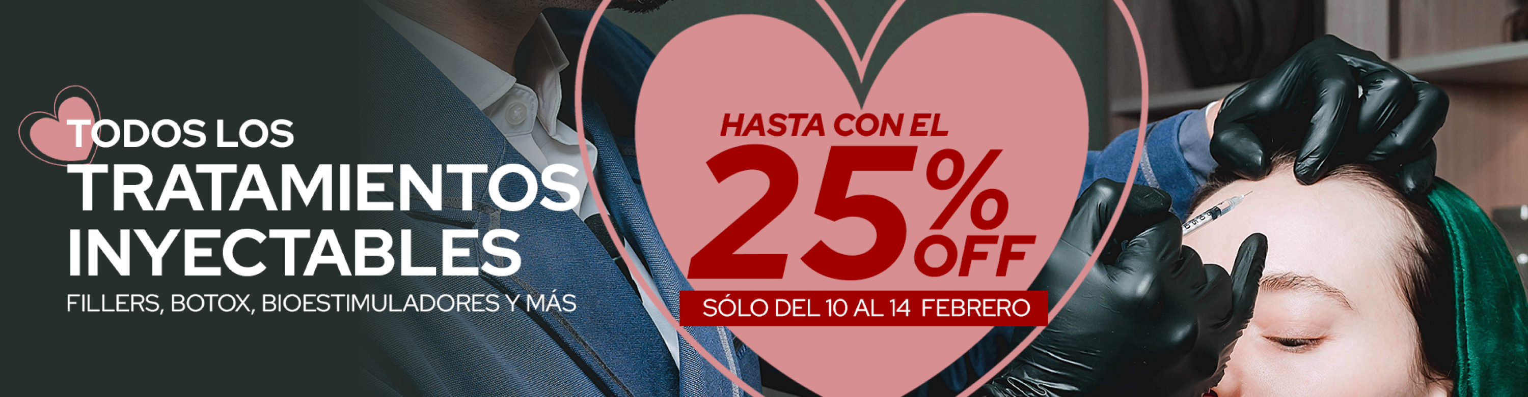 Inyectables hasta el 25% de descuento